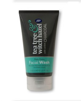 Boots Tea Tree & Witch Hazel Charcoal Face Wash