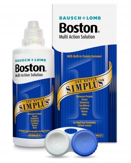 Boston SIMPLUS RGP Contact Lens Solution (Bausch+Lomb) 120ml
