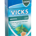 Vicks Soothing & Refreshing Throat Drops – Menthol, 40g