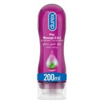 Durex Play Massage 2-In-1 Intimate Lube & Massage Gel, Aloe Vera, 200ml