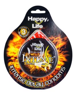 Happy Life Condom – Intense – 3Pc Pack
