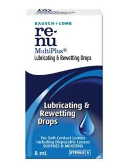 ReNu MultiPlus Lubricating & Rewetting Drops – 8ml